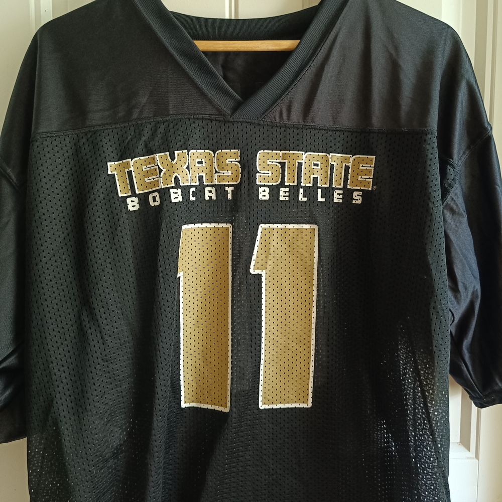 Texas State Bobcat Belle Unisex Agusta Sportswear Jersey Size XL Collectable